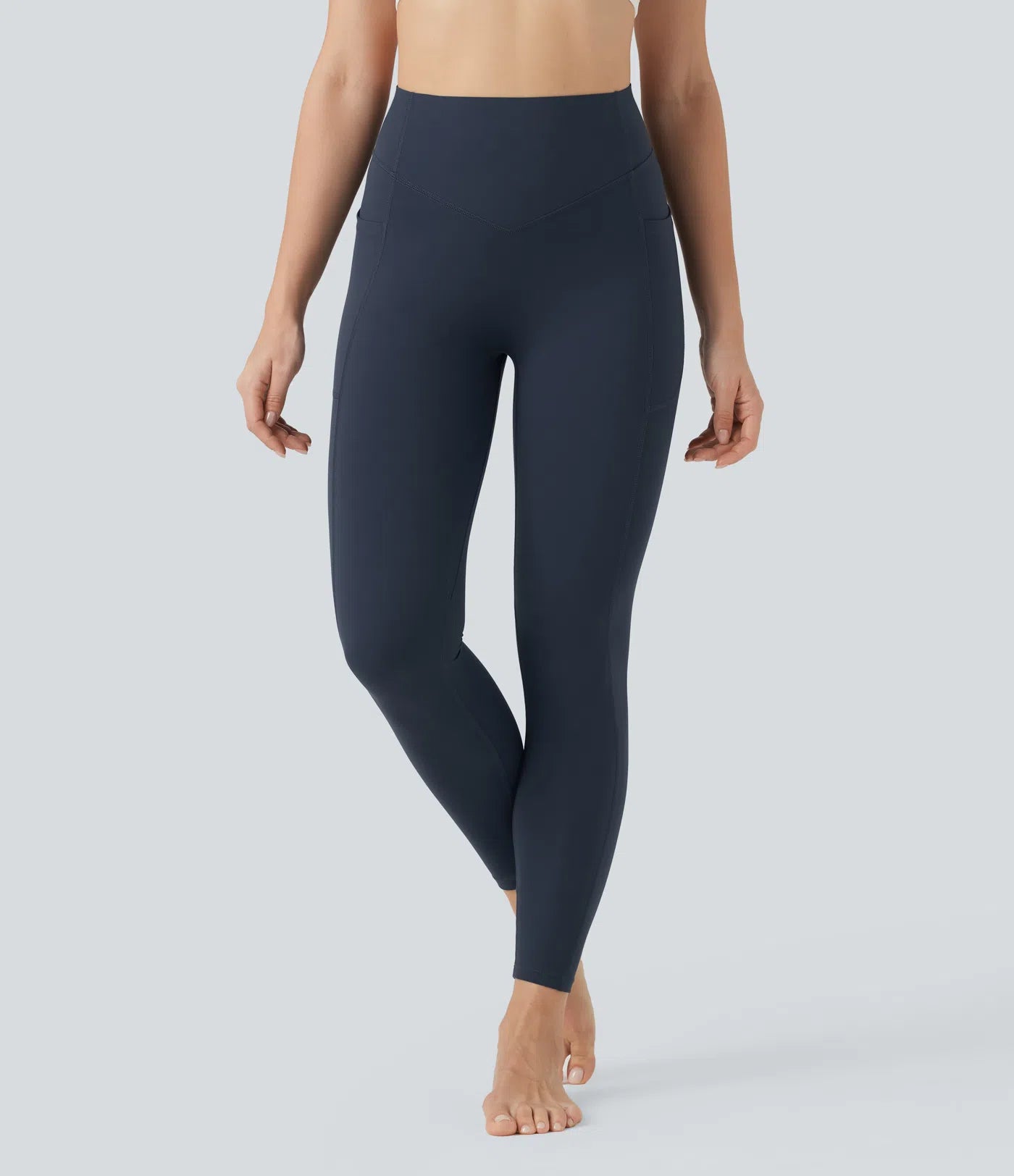 FEMORA high waisted scrunch yoga leggings with tummy control
