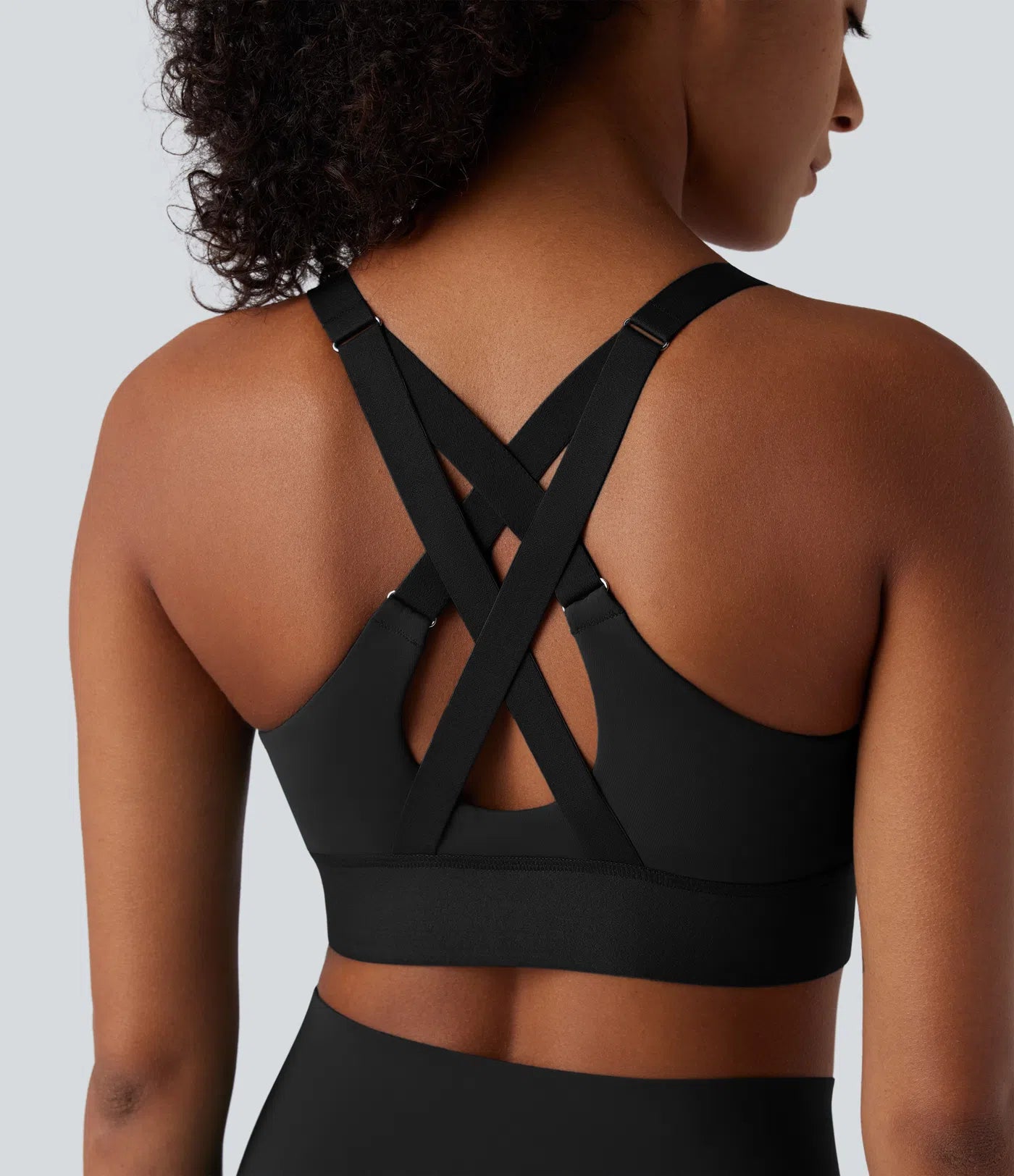 FEMORA Medium Support Sports Bra with Front Zipper